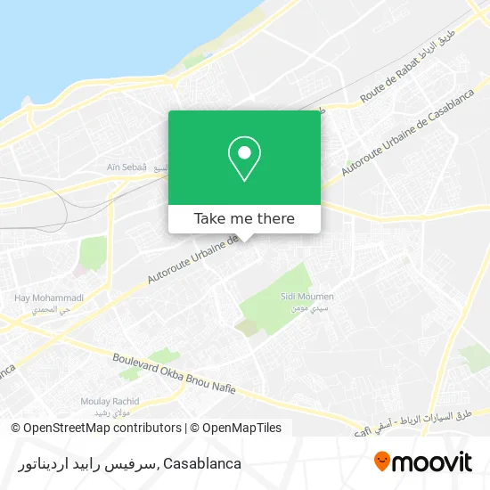 سرفيس رابيد ارديناتور map