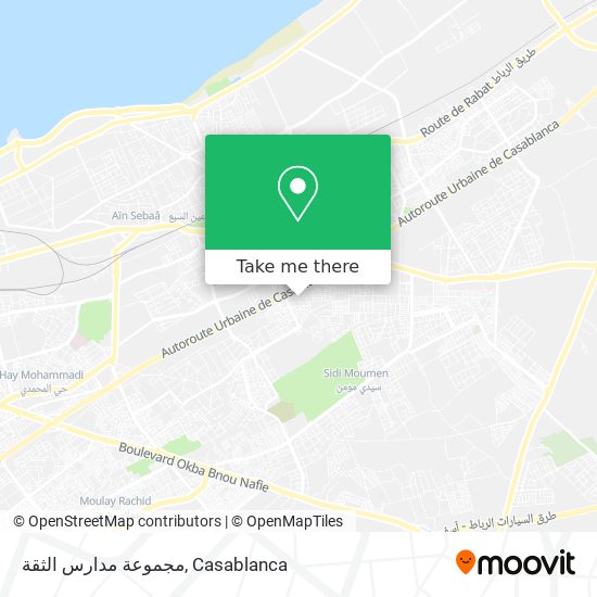 مجموعة مدارس الثقة map