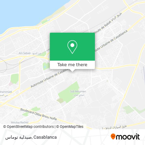 صيدلية توماس map