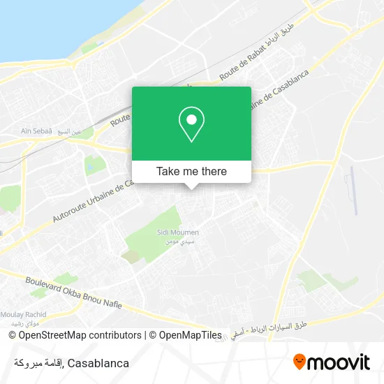 إقامة مبروكة map