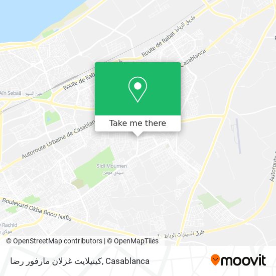 كينيلايت غزلان مارفور رضا map