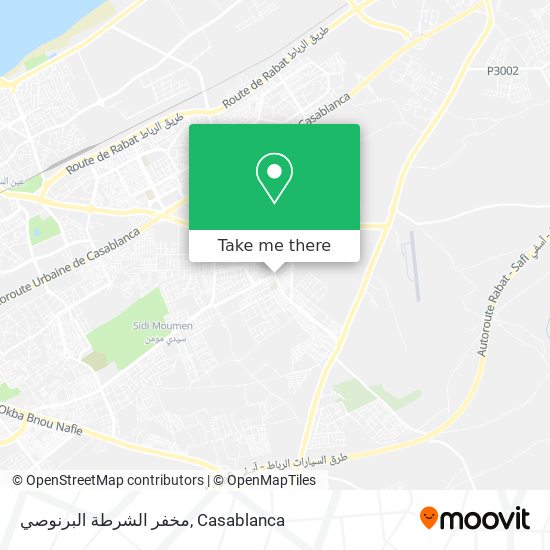 مخفر الشرطة البرنوصي plan