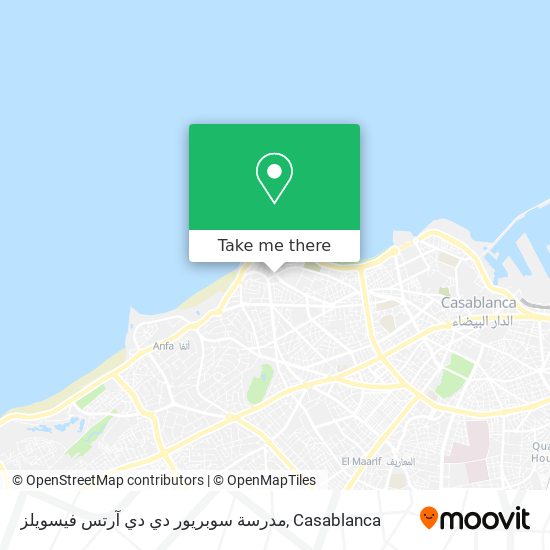 مدرسة سوبريور دي دي آرتس فيسويلز map