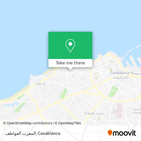 المغرب العواطف map