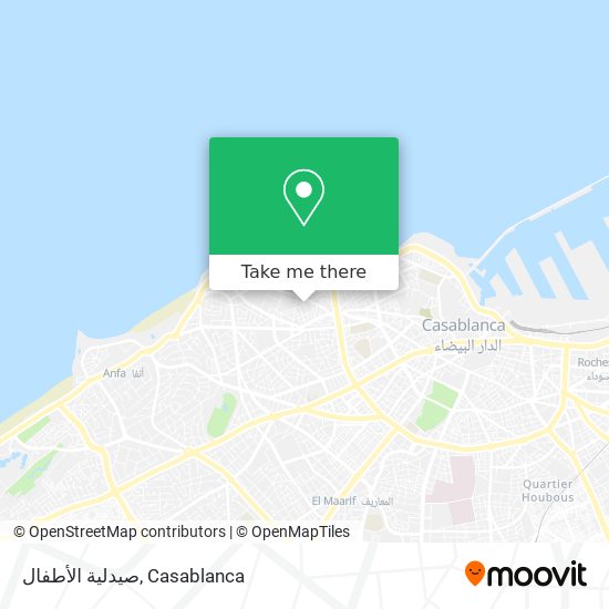 صيدلية الأطفال map