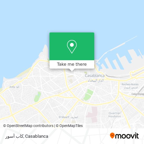 كاب أسور map