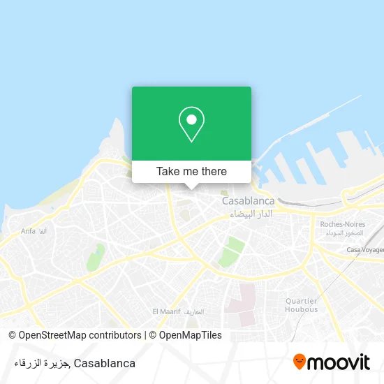 جزيرة الزرقاء map