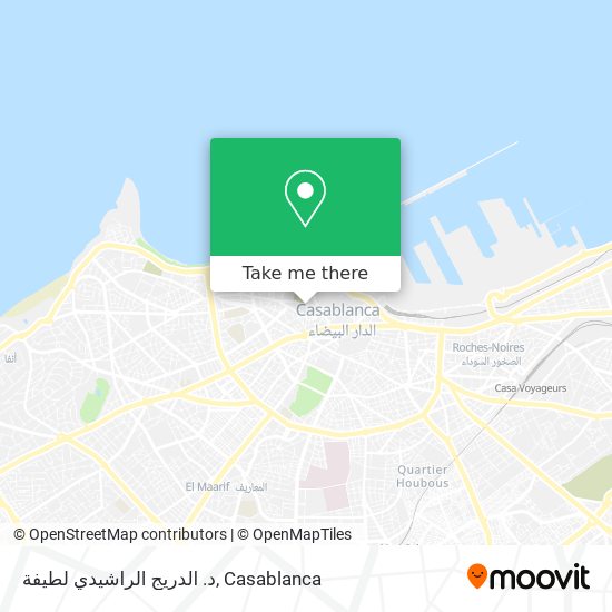 د. الدريج الراشيدي لطيفة map