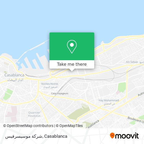 شركة موسيسرفيس map