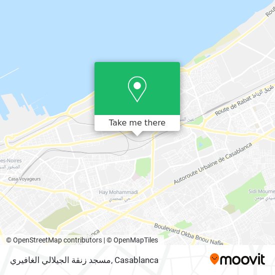 مسجد زنقة الجيلالي الغافيري map