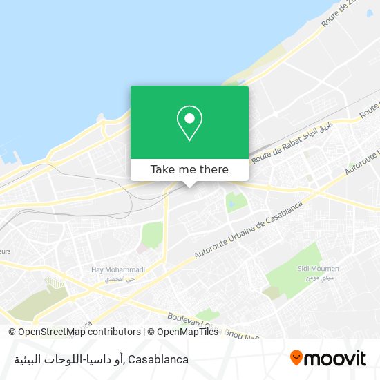 أو داسيا-اللوحات البيئية map