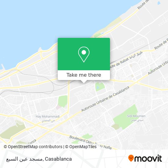 مسجد عين السبع map