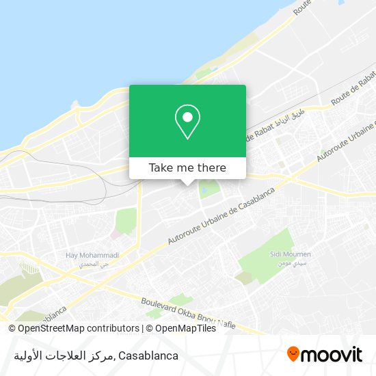 مركز العلاجات الأولية map