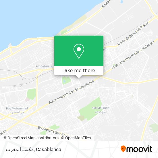 مكتب المغرب map
