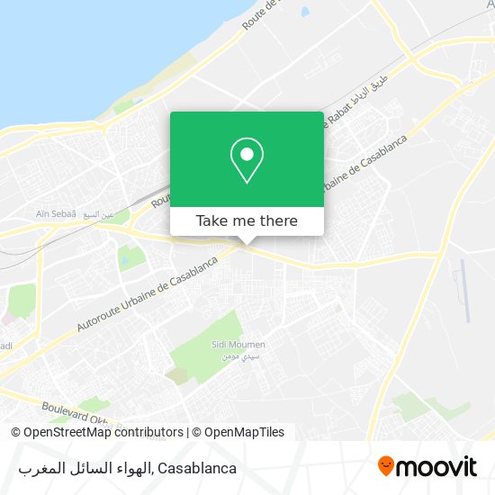 الهواء السائل المغرب map