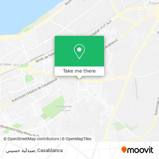 صيدلية حسيني map