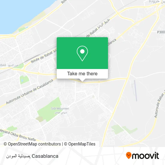 صيدلية المودن map