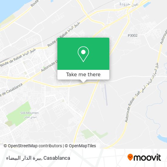 بيرة الدار البيضاء map