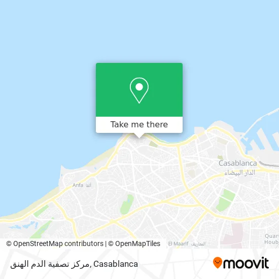 مركز تصفية الدم الهنق map