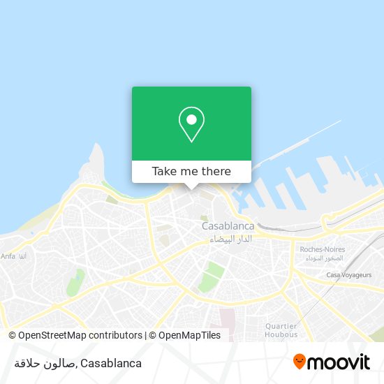 صالون حلاقة map