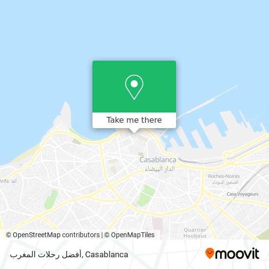 أفضل رحلات المغرب map