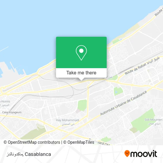 ماكدونالدز map