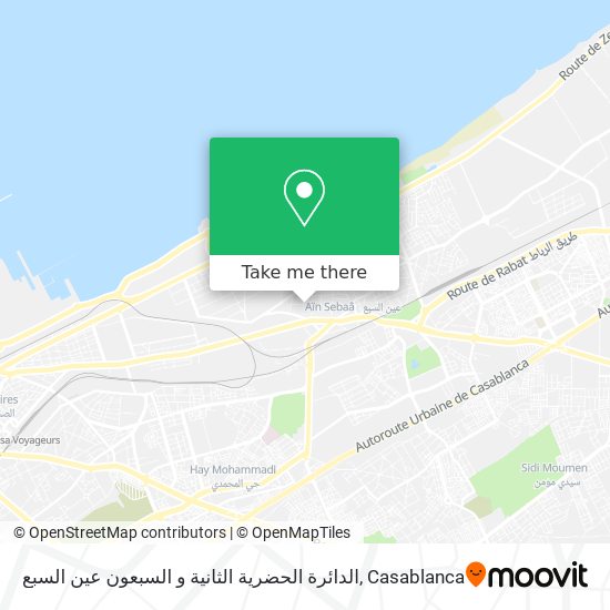 الدائرة الحضرية الثانية و السبعون عين السبع map