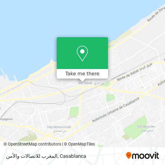 المغرب للاتصالات والأمن map