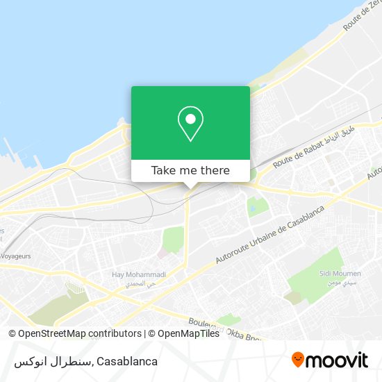 سنطرال انوكس map