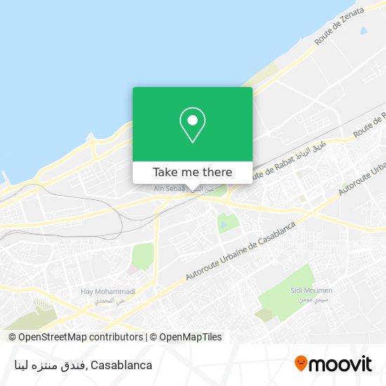 فندق منتزه لينا map