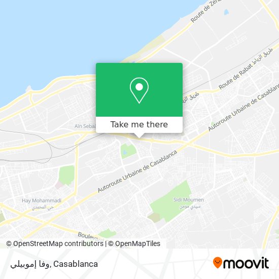 وفا إموبيلي map