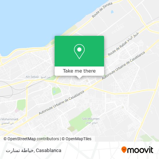 خياطة تمنارت map