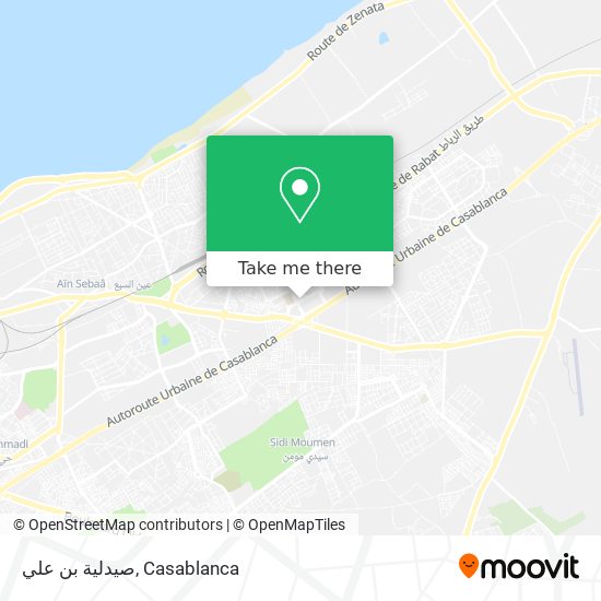 صيدلية بن علي map