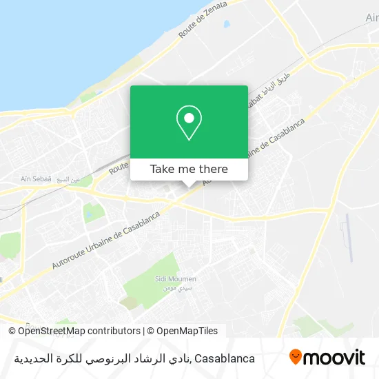 نادي الرشاد البرنوصي للكرة الحديدية map