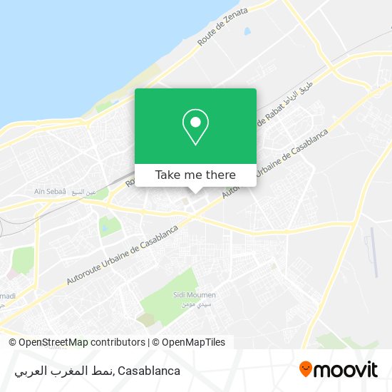 نمط المغرب العربي map