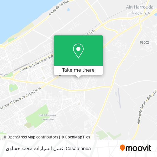 غسل السيارات محمد حفناوي map