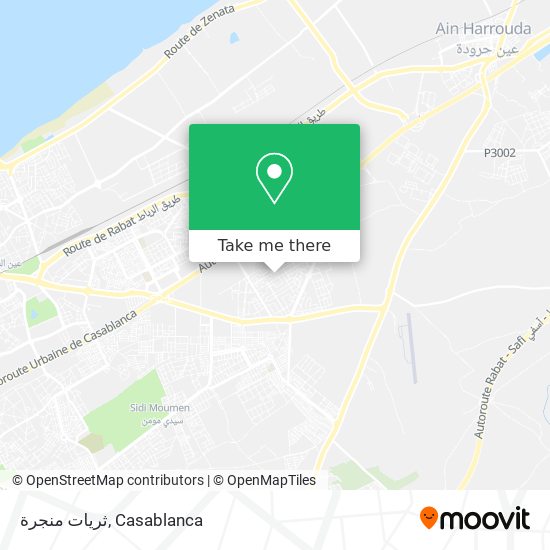 ثريات منجرة map