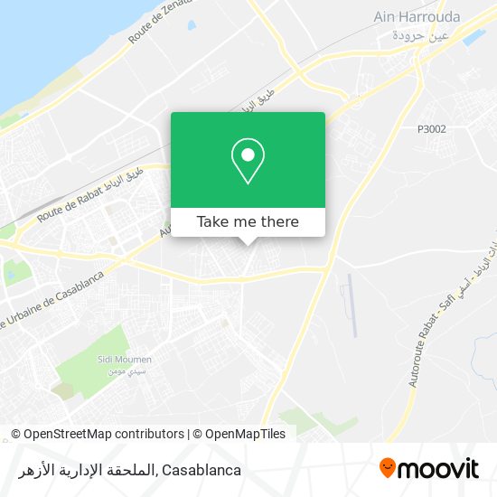 الملحقة الإدارية الأزهر map