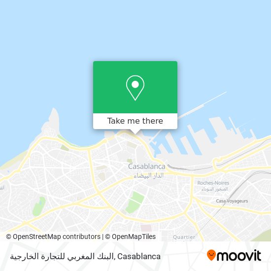 البنك المغربي للتجارة الخارجية map