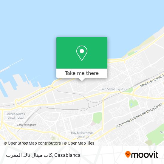 كاب ميتال تاك المغرب map