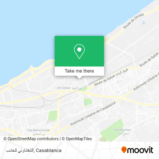 الشفشاوني للخشب map