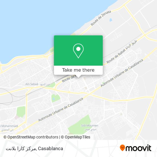 مركز كازا بلانت map