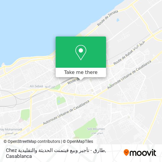 Chez طارق - تأجير وبيع فيتمنت الحديثة والتقليدية map