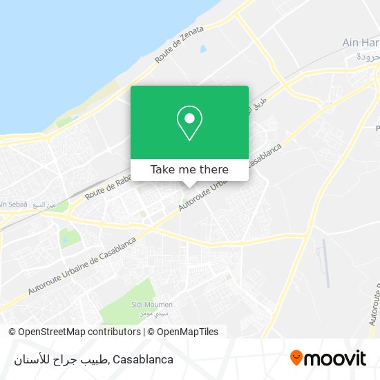 طبيب جراح للأسنان map