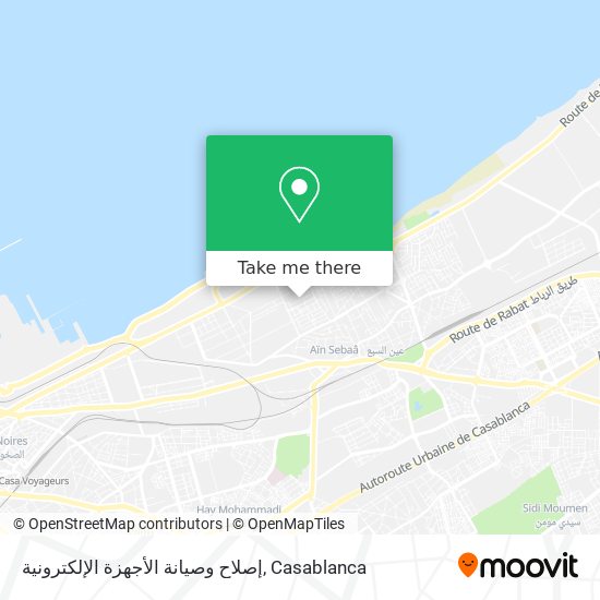 إصلاح وصيانة الأجهزة الإلكترونية map