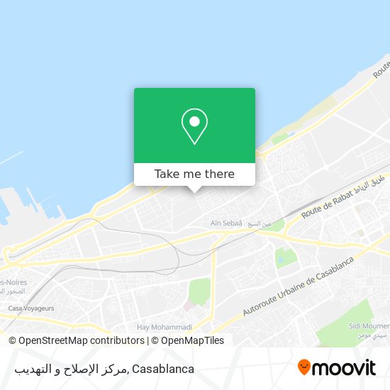 مركز الإصلاح و التهديب map