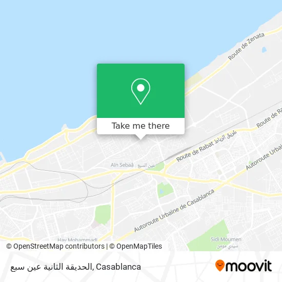 الحديقة الثانية عين سبع map