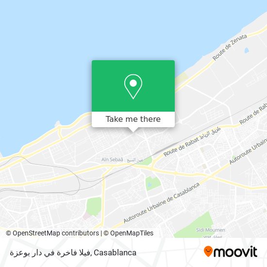 فيلا فاخرة في دار بوعزة map