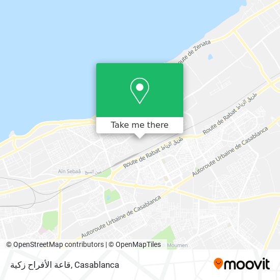 قاعة الأفراح زكية map