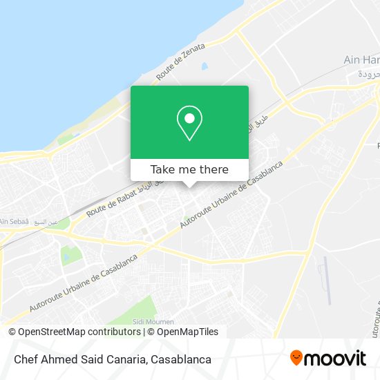 Chef Ahmed Said Canaria map